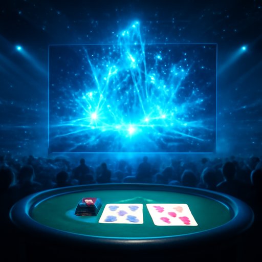 real money games studio camera focused on cards